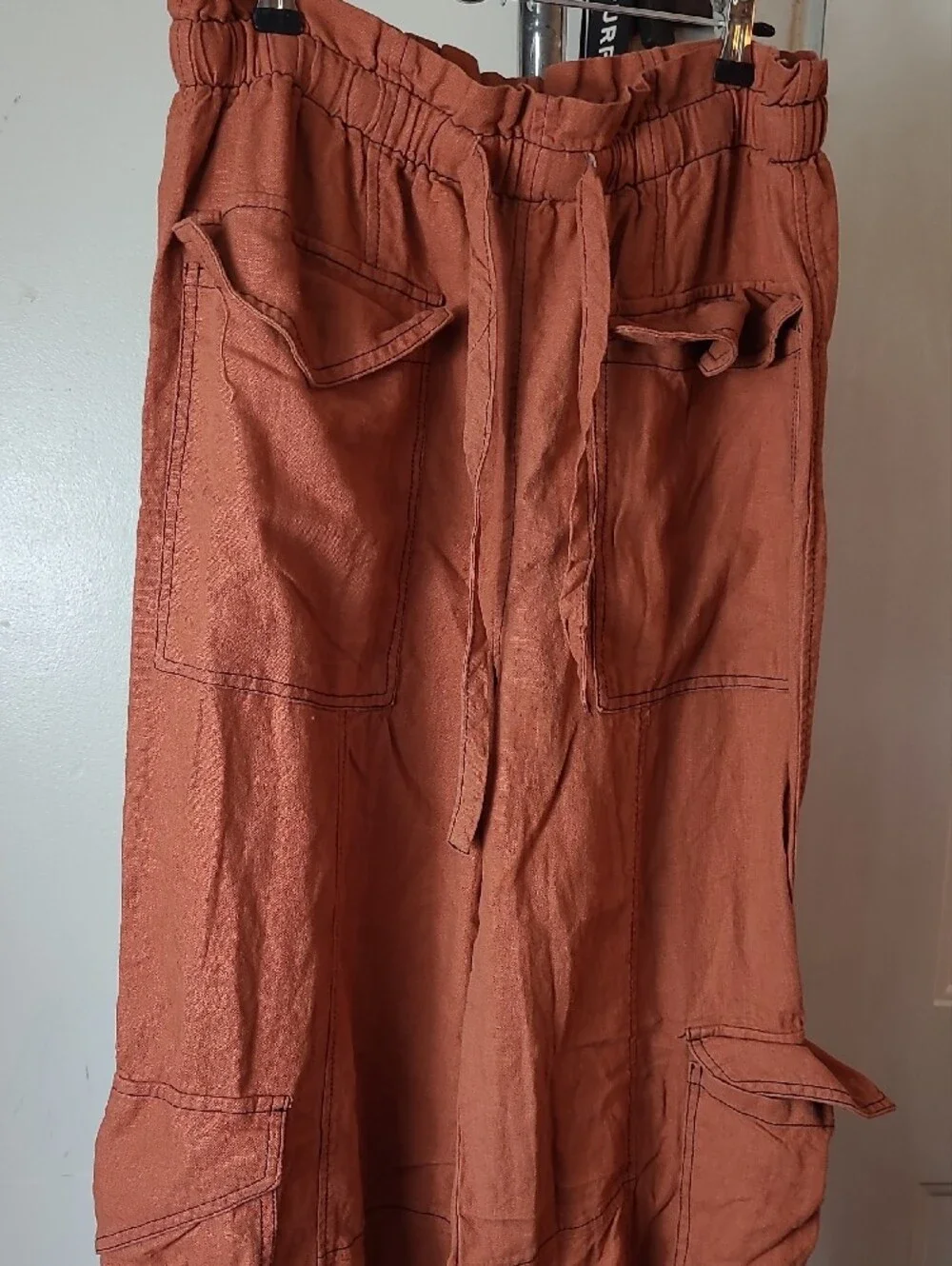 Forever 21 Rust Cargo Joggers